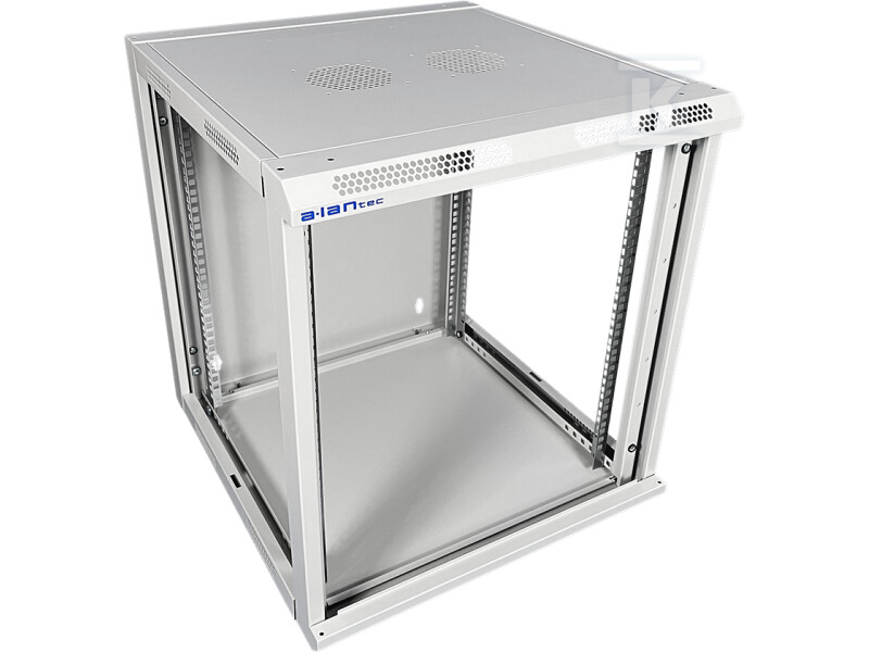 Шафа підвісна 19" 9U 600х500, - SW-9U-600-500-N-DSJ-OP-RP-B-S