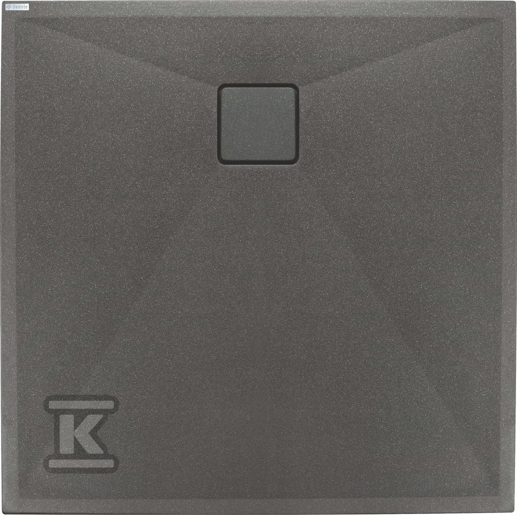 Brodzik granitowy kwadratowy Correo - KQR_T41B