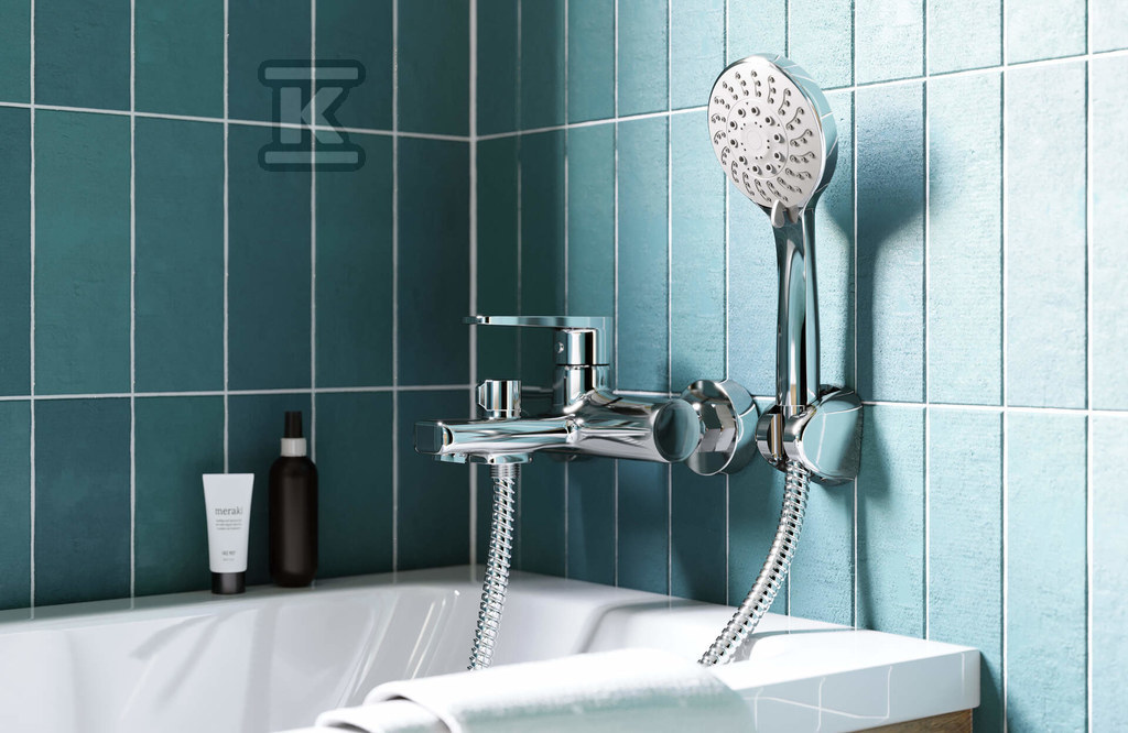 1-point AVIS chrome shower set - NGV_041K