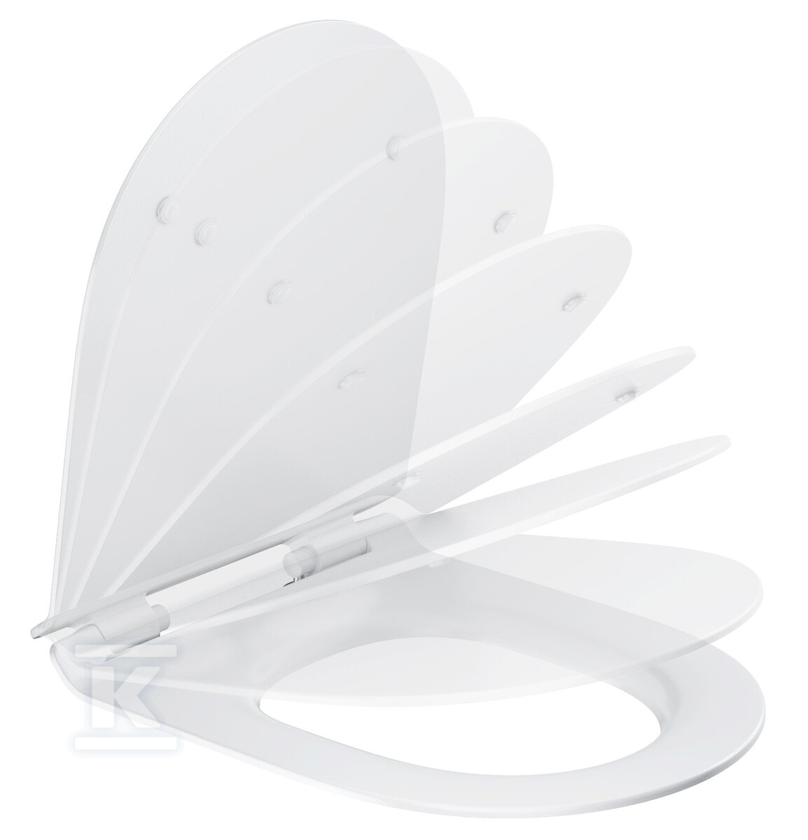 Deska sedesowa WC duroplast do miski - X01722