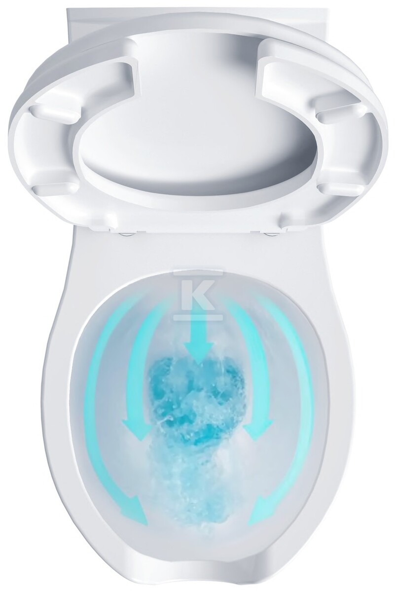 Miska WC SAFE podwieszana + deska, - X01930