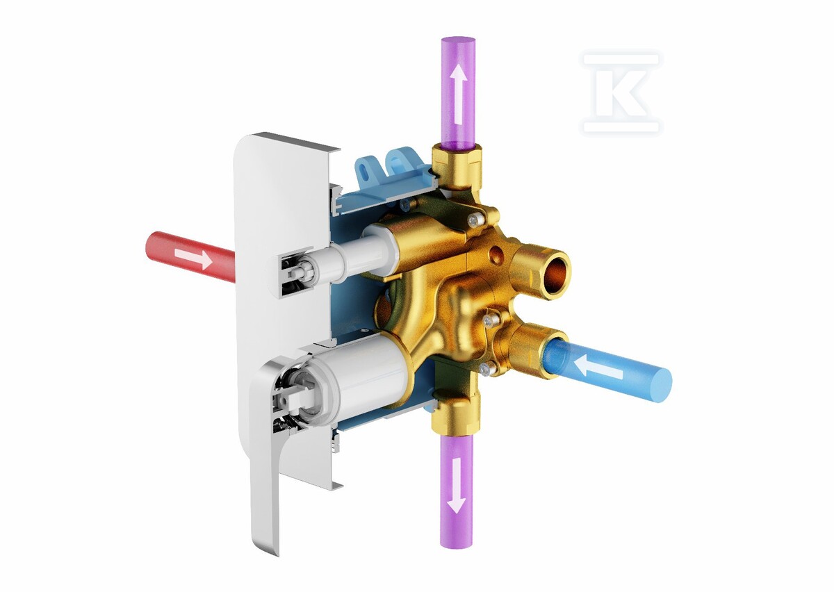 Korpus podtynkowy do baterii R-box VARI - X070139
