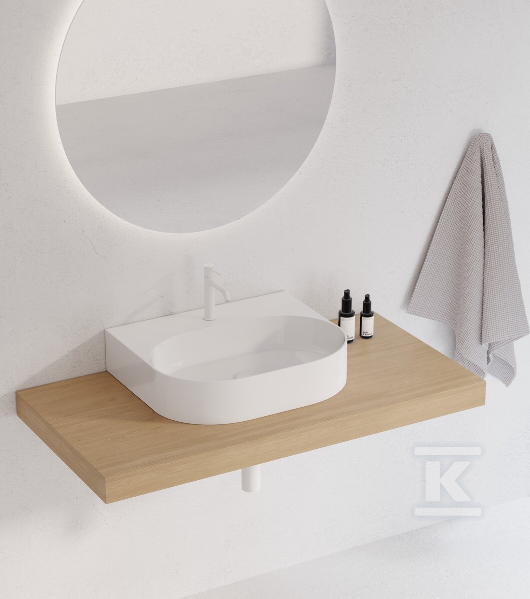 Bateria umywalkowa biały mat stojąca - X070236