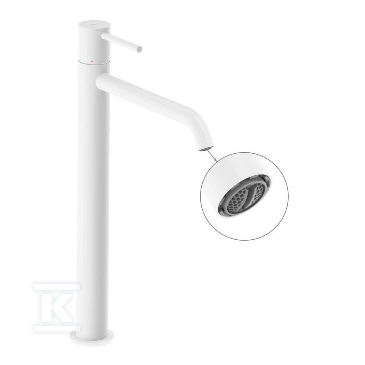 Bateria umywalkowa biały mat stojąca - X070237