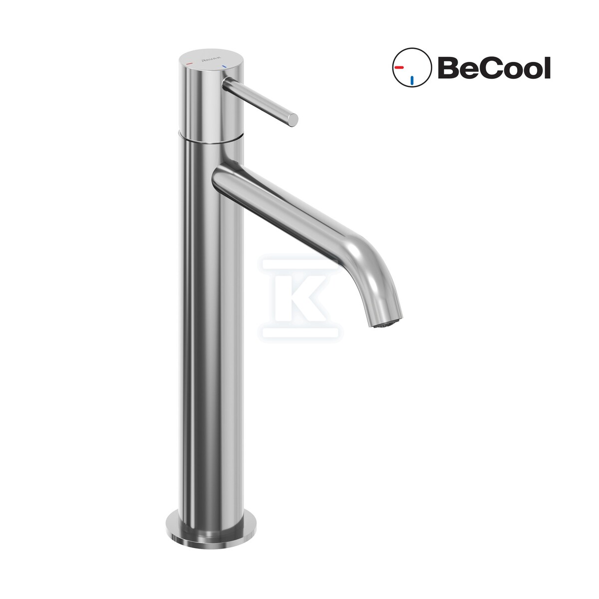 Bateria umywalkowa chrom stojąca BeCool - X070399