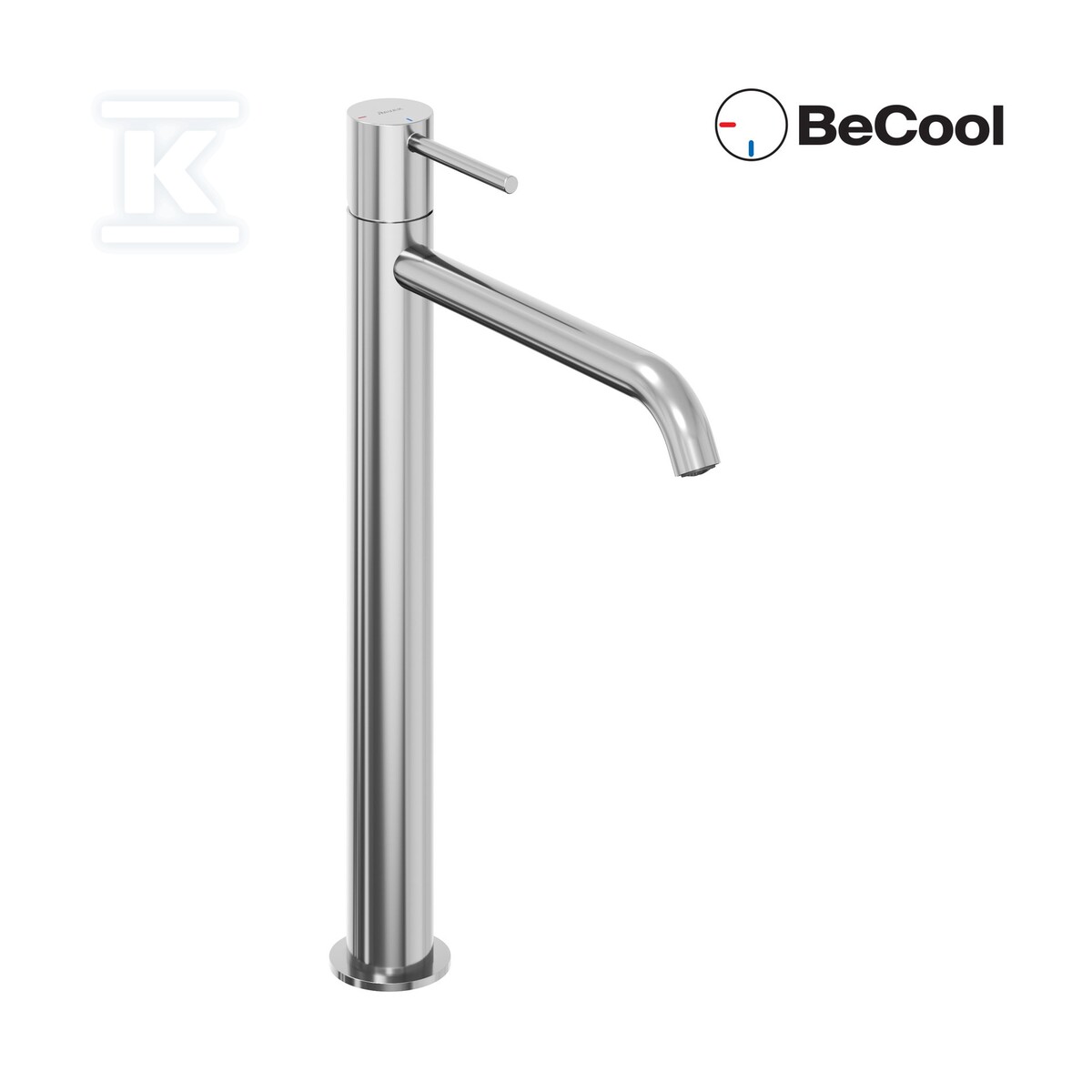 Bateria umywalkowa chrom stojąca BeCool - X070404
