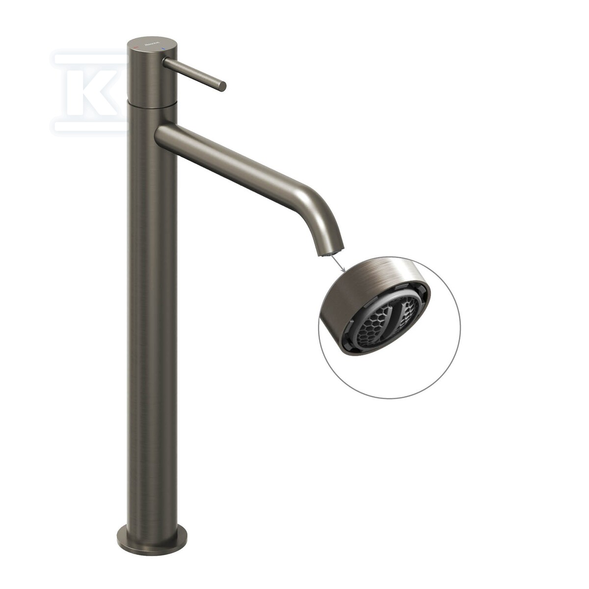 Bateria umywalkowa grafit stojąca - X070407