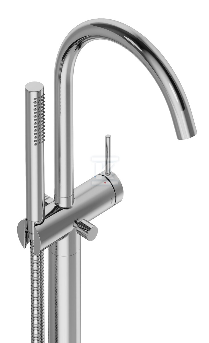 Bateria wannowa podłogowa, chrom FM - X070436
