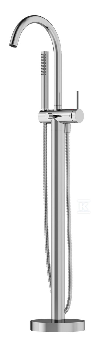 Bateria wannowa podłogowa, chrom FM - X070436