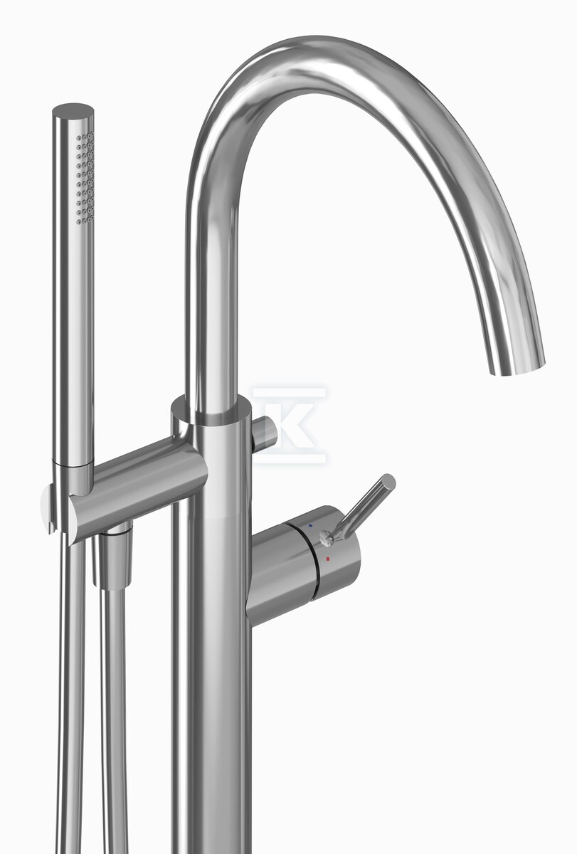 Bateria wannowa podłogowa ESPIRIT chrom - X070499