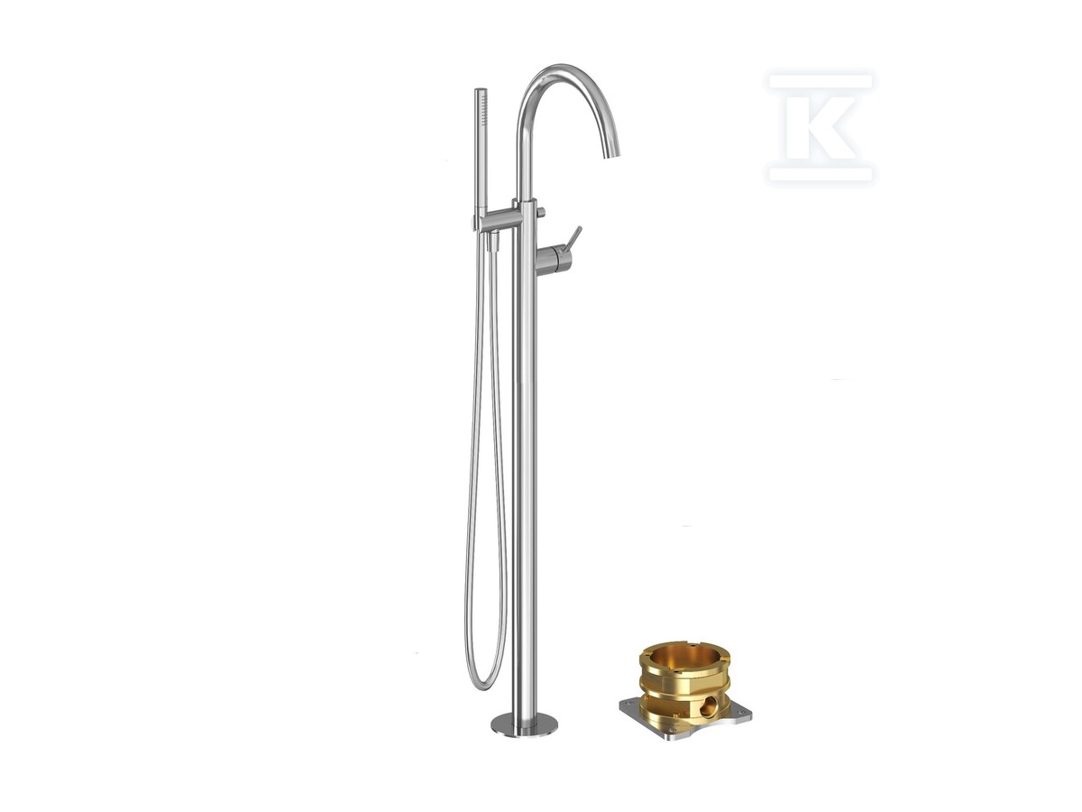 Bateria wannowa podłogowa ESPIRIT chrom - X070499