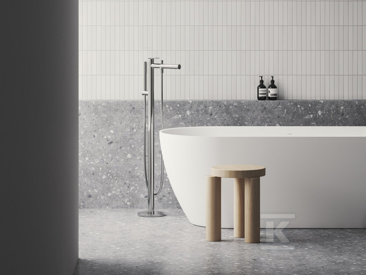 Bateria wannowa podłogowa, chrom SG - X070537