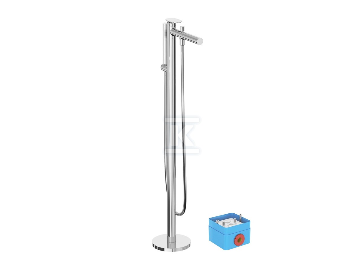 Bateria wannowa podłogowa, chrom SG - X070537
