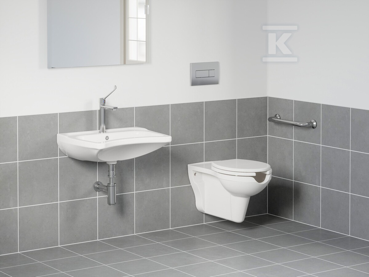 Umywalka ceramiczna SAFE 600, biała - XJX01160006