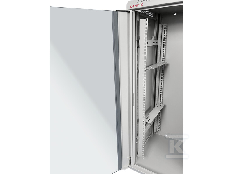 Шафа підвісна 19" 18U 600x450, - SW-18U-600-450-N-DSJ-OP-RP-B-S