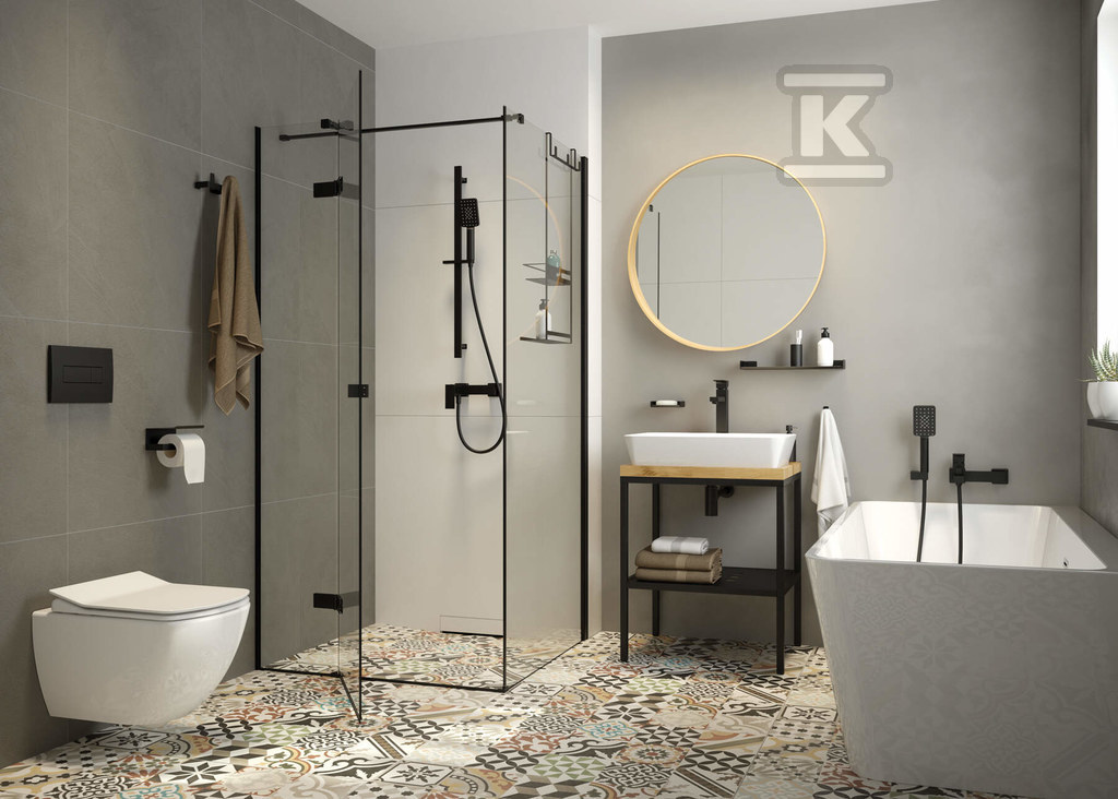 Сифон для раковини круглий, nero - NHC_B31K