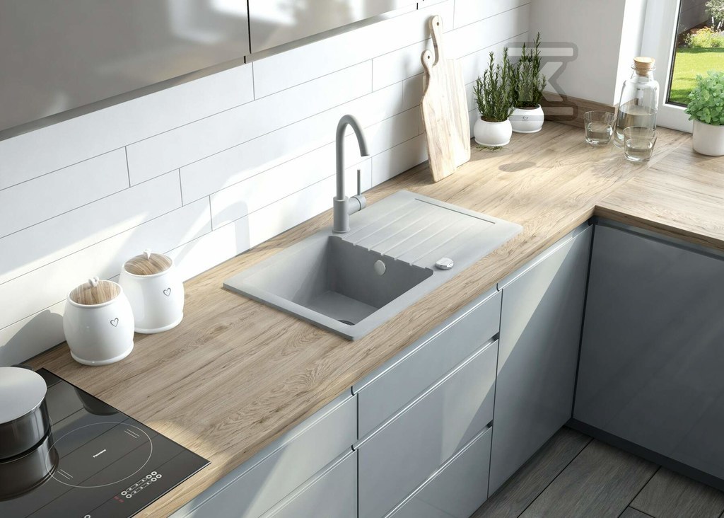 Milin kitchen faucet, matt gray - BEU_S62M