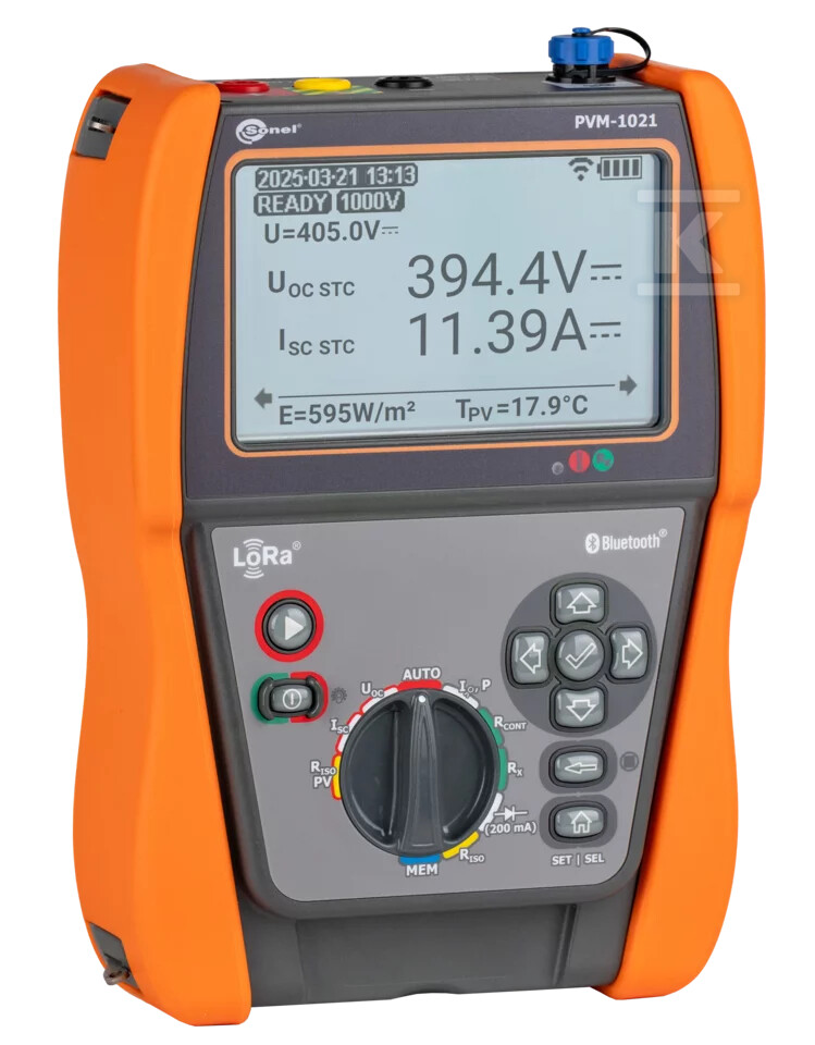 Zestaw mierników do pomiarów instalacji - WMPLPVM1021PRO