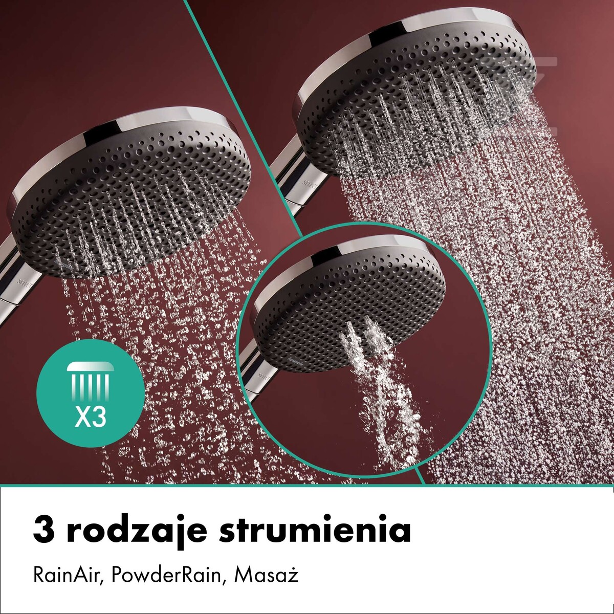 Zestaw prysznicowy Raindance Alive - 24602000