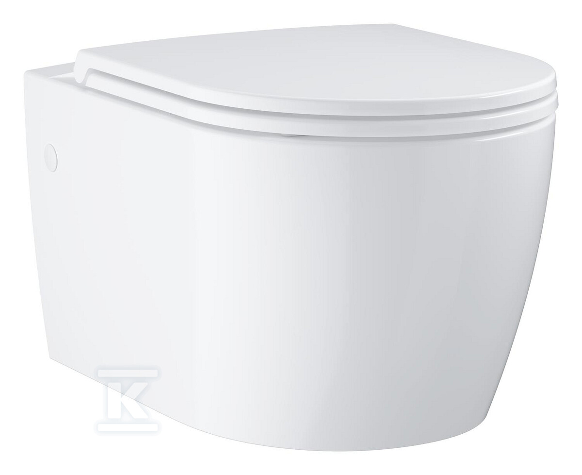 Miska WC wisząca Bau Ceramika, z deską - 103860SH00