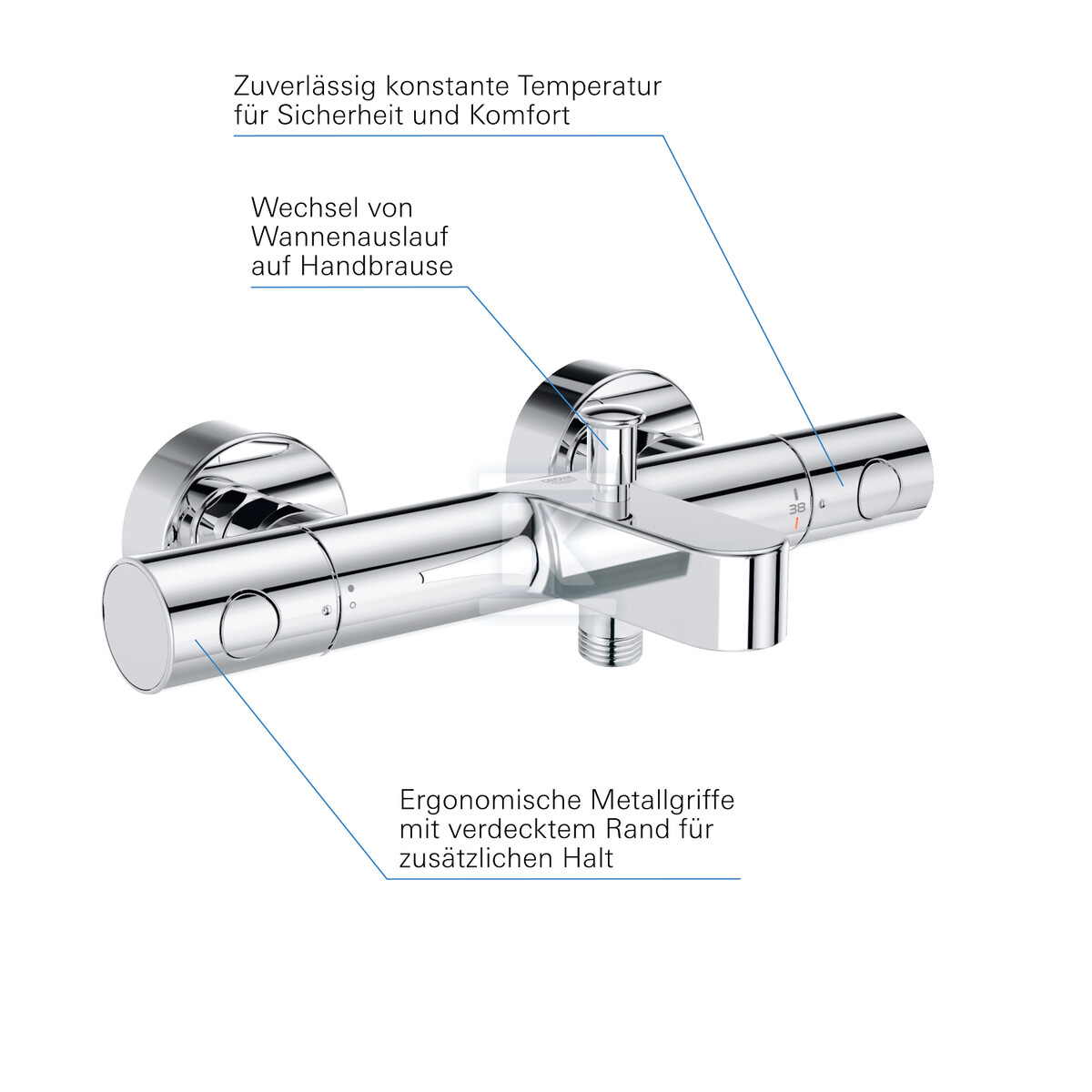 Grohtherm 800 Cosmopolitan Змішувач для - 34766000