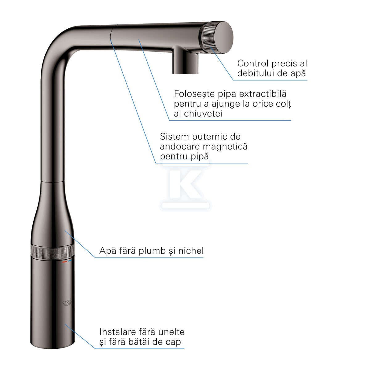 Baterie de chiuvetă Essence - 31615A00