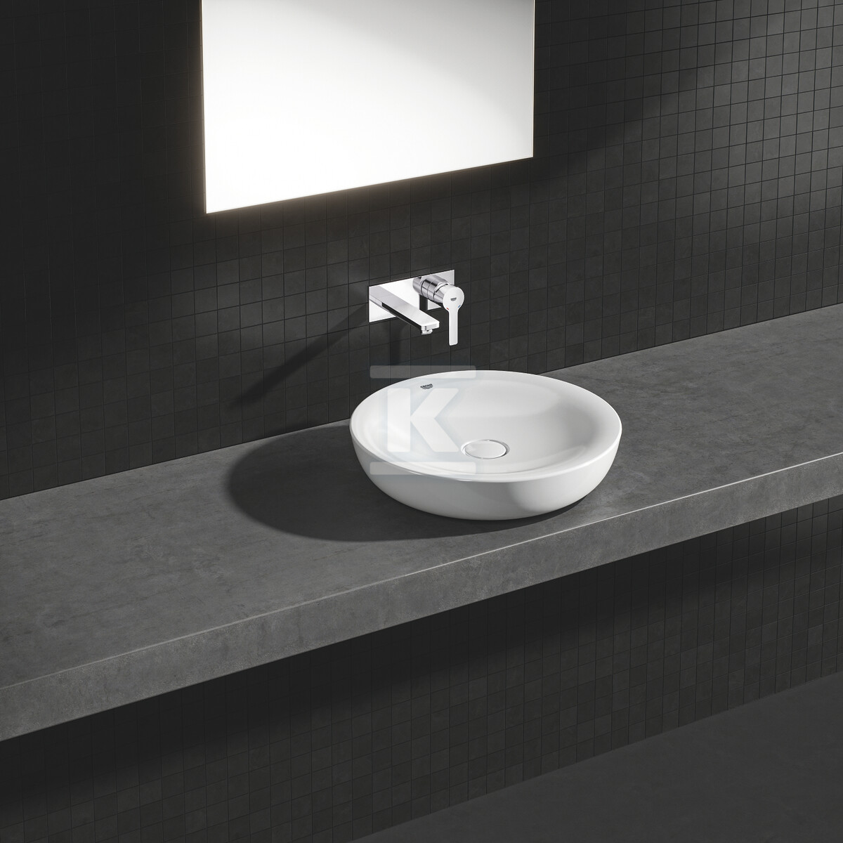 Умивальник Essence 45 см, альпійський - 3960900H