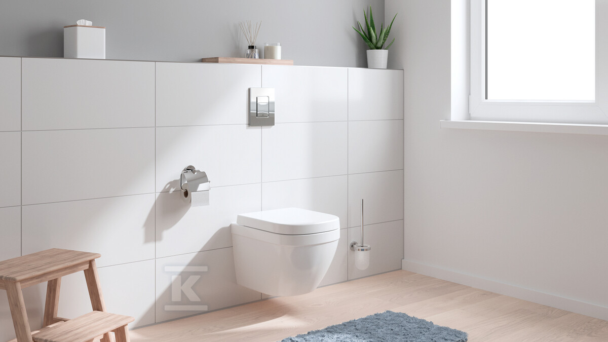 Euro Ceramika Miska WC wisząca z deską - 39554000