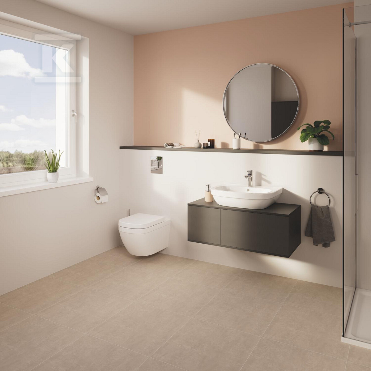 Euro Ceramika Miska WC wisząca z deską - 39554000