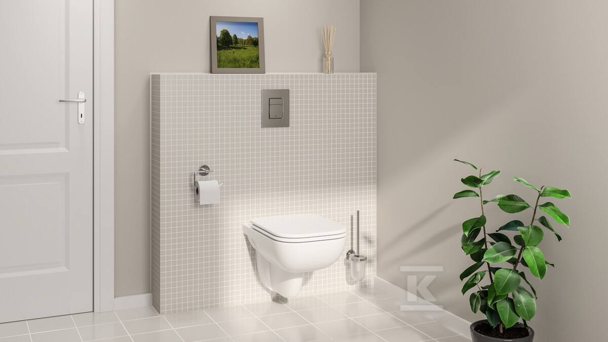 GROHE Bau Edge - сидіння з плавним - 39813000