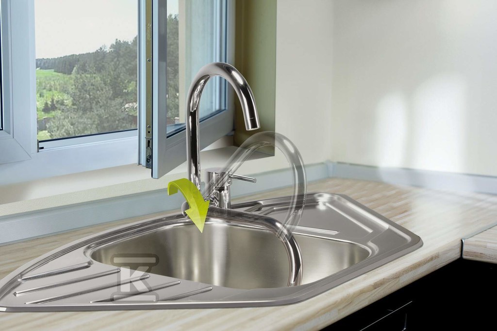 ASTER chrome mixer. Standing sink mixer - BCA_061M