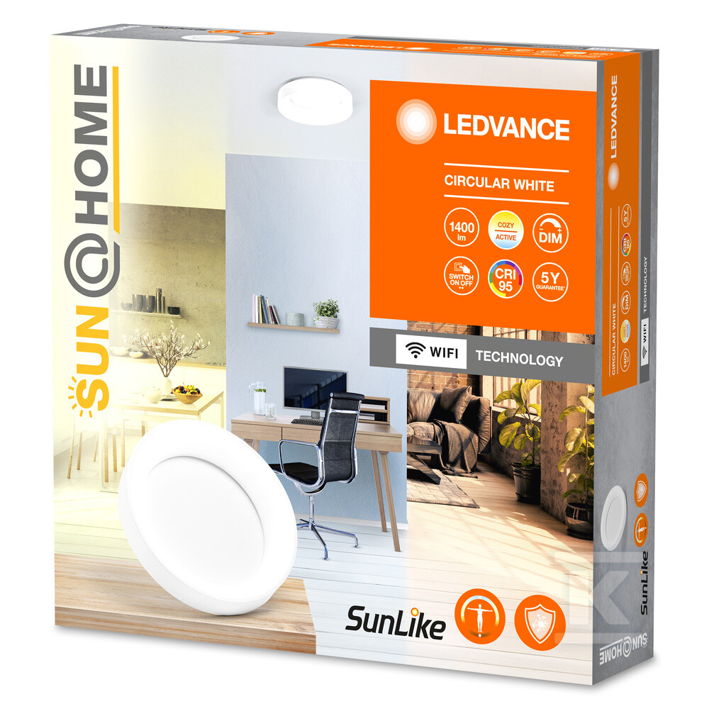 Oprawa sufitowa LED SUN@HOME Circular - 4058075762763