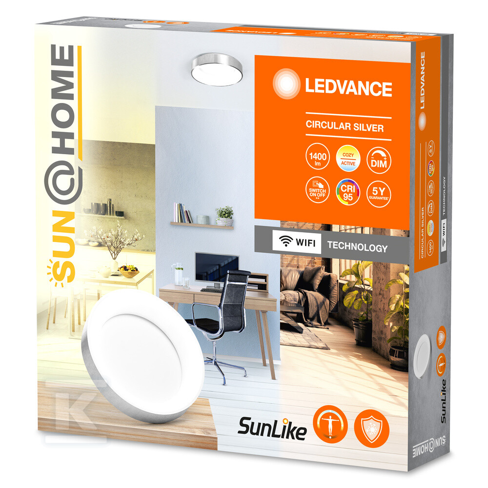 Oprawa sufitowa LED SUN@HOME Circular - 4058075762787