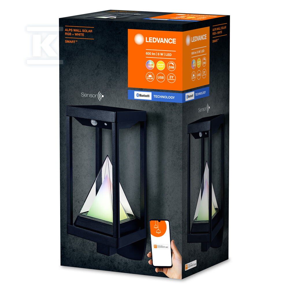 Lampa ogrodowa SMART+ RGB 6W 830 IP44 - 4058075763722