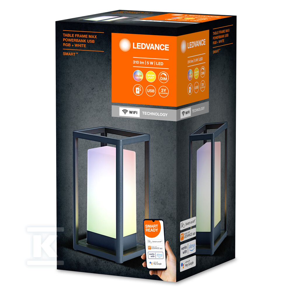 Lampa ogrodowa SMART+ RGB 5W 830 IP44 - 4058075763241