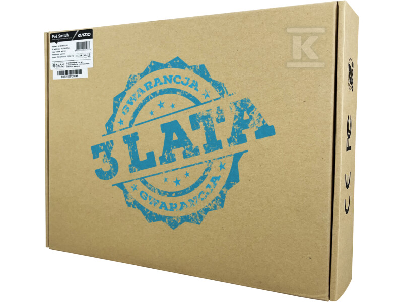 Zarządzalny przełącznik L2 (switch) 8 - AV-SM8GP2F
