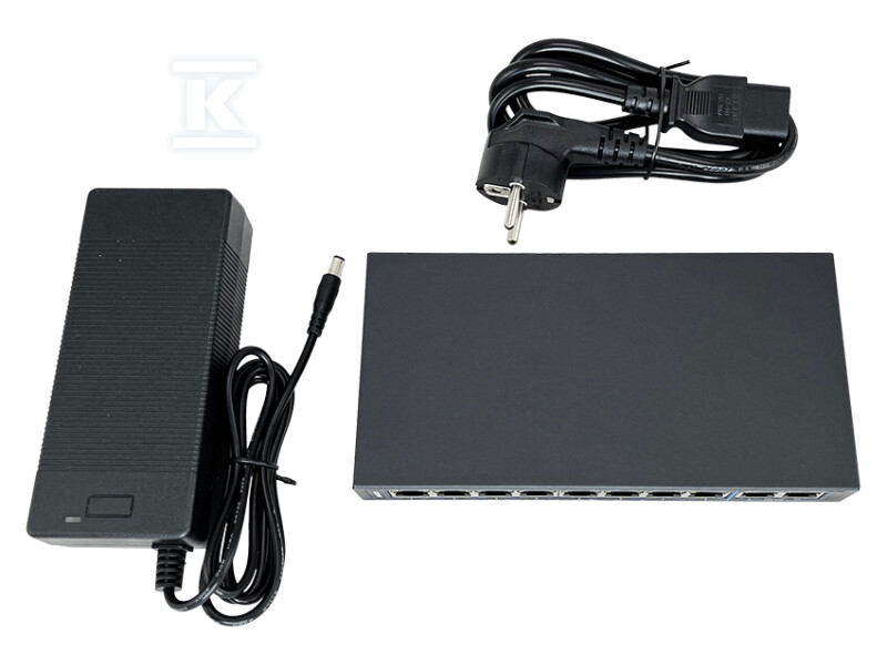 Некерований комутатор (switch) 10xRJ45 - AV-SU8GP2G