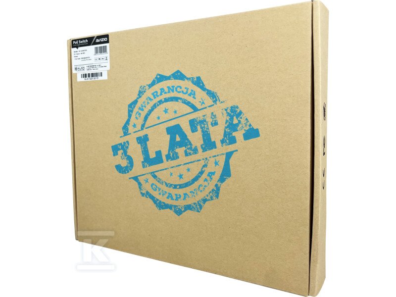 Некерований комутатор (switch) 10xRJ45 - AV-SU8GP2G