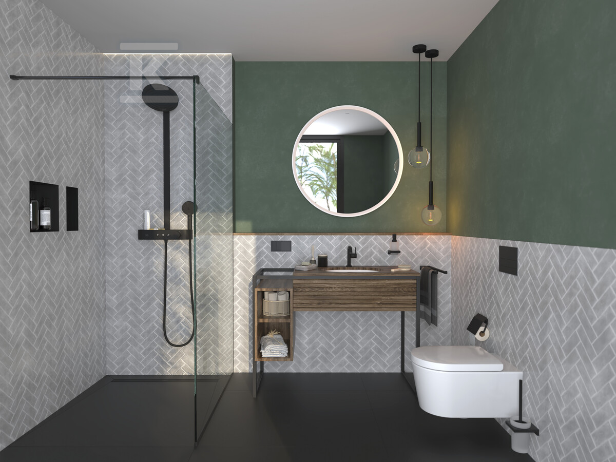 Zestaw prysznicowy HG Pulsify S 260 - 24240670