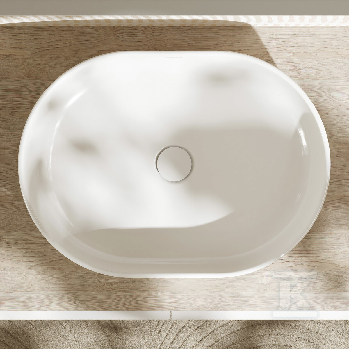 Umywalka nablatowa HG Xuniva U 550/400 - 60166450