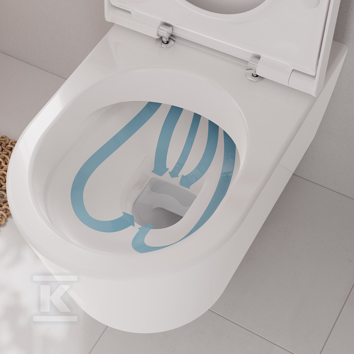 Miska wisząca WC HG EluPura S 540, - 60193450