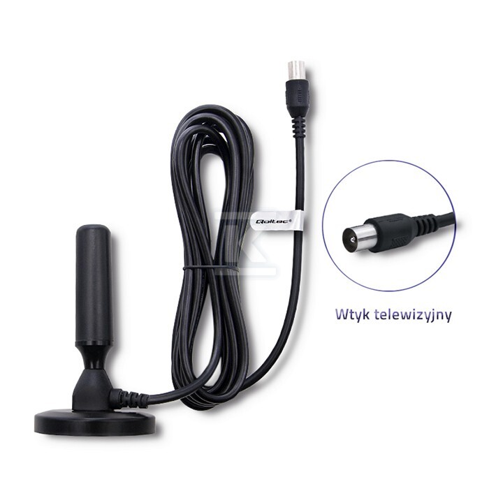 Антена телевізійна DVB-T2 QOLTEC - 57016