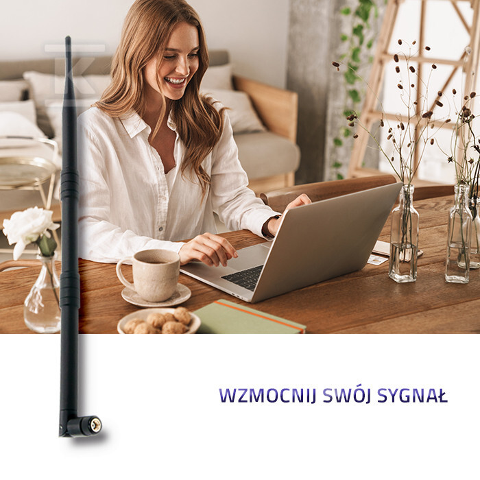 Антена Wi-Fi 2.4 GHZ всеспрямована/9dBi - 57012