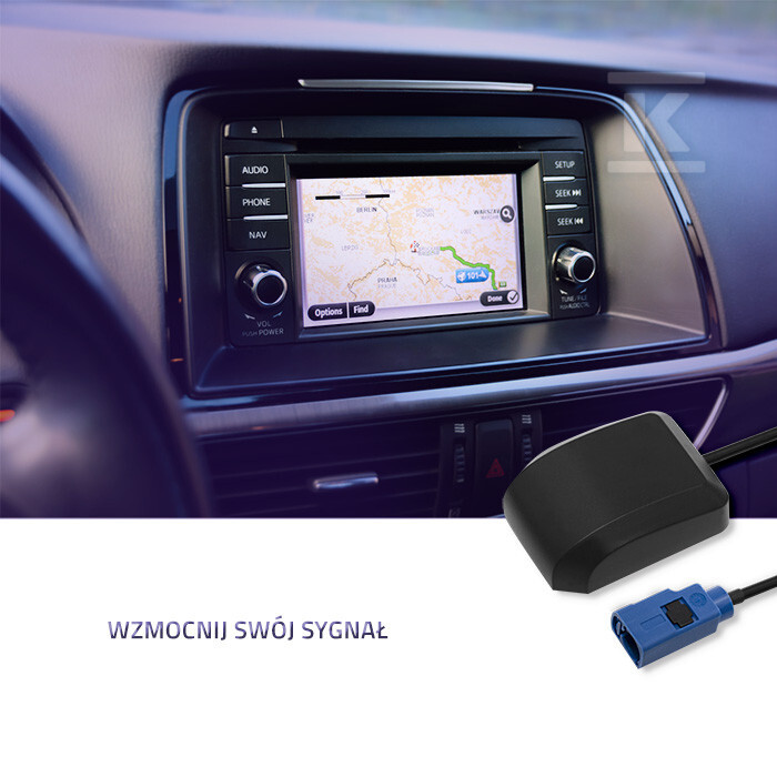 Антенна GPS/28dBi/Зовнішня QOLTEC - 57038