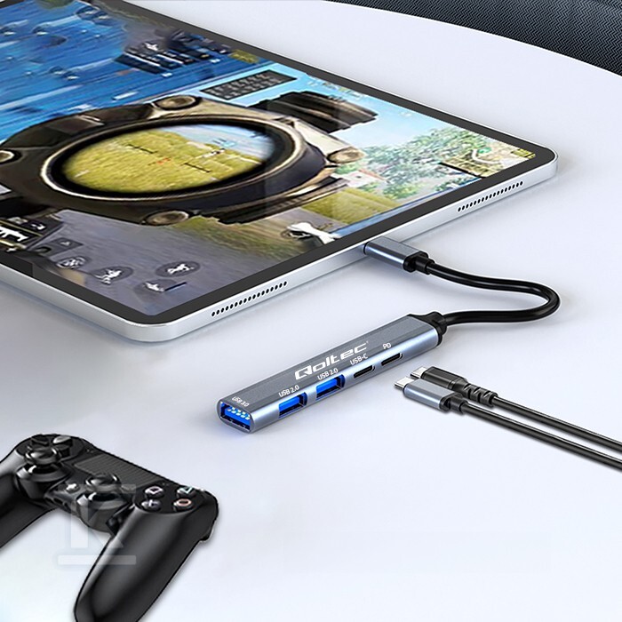 HUB 5 в 1/USB C PD| USB C/2xUSB 2.0/USB - 53790