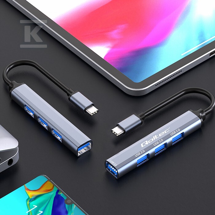 HUB 4 в 1 USB C/USB 3.0/3xUSB 2.0 - 53792
