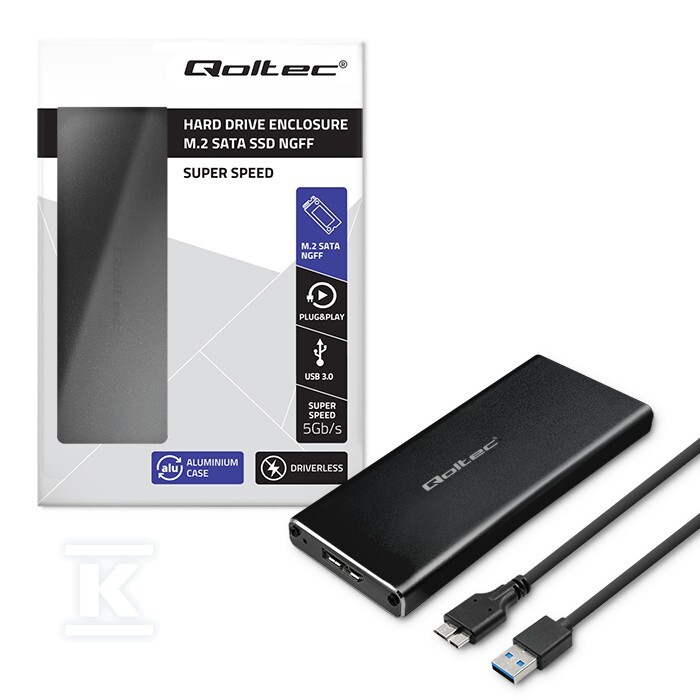 Алюмінієвий корпус/Кейс для диска M.2 - 51854