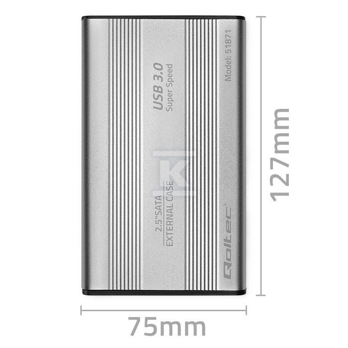 Корпус/кишеня для дисків HDD/SSD 2.5" - 51871