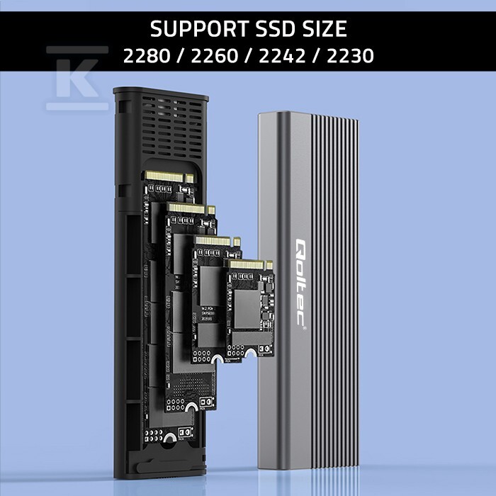 Корпус/кишеня для дисків M.2 SATA - 52267