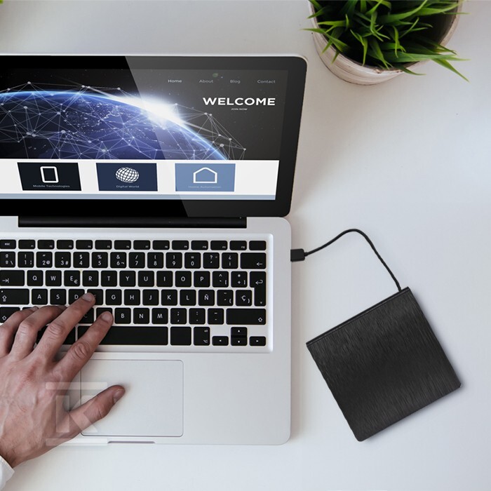 Зовнішній DVD-RW привід/USB 3.0/Чорний - 51857